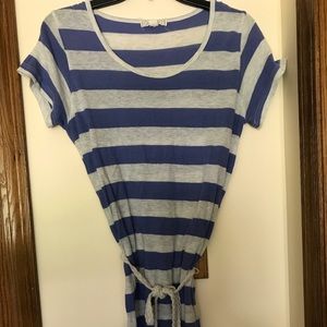 Striped Swim Coverup